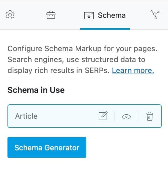 Rank-math schema structured data feature