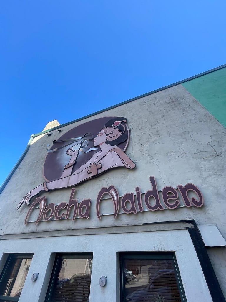 Mocha Maiden by John Communale | Custom Metal Sign Local SEO Case Study